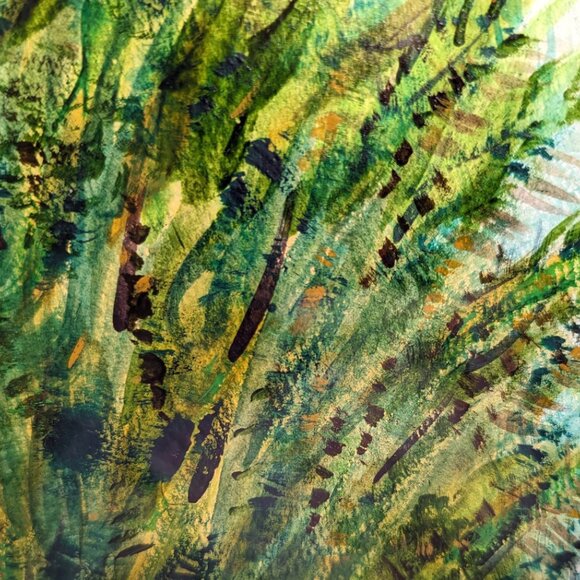 Original Unframed Watercolor Painting of Living Tree Kentucky Eastern Red Cedar - Picture 5 of 16